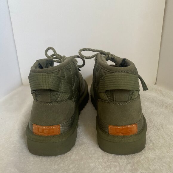 UGG Men\'s Neumel Zip Quilting Size 8 (Olive Green) main image 5